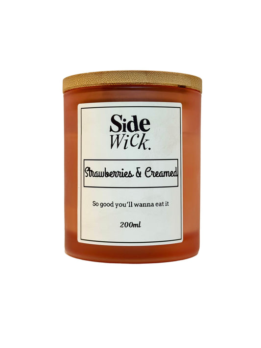 Strawberries & Creamed